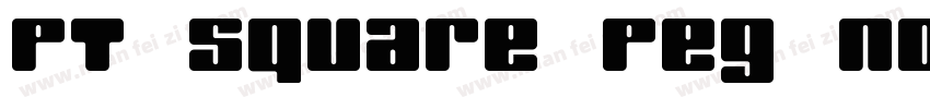 PT Square Peg Normal字体转换